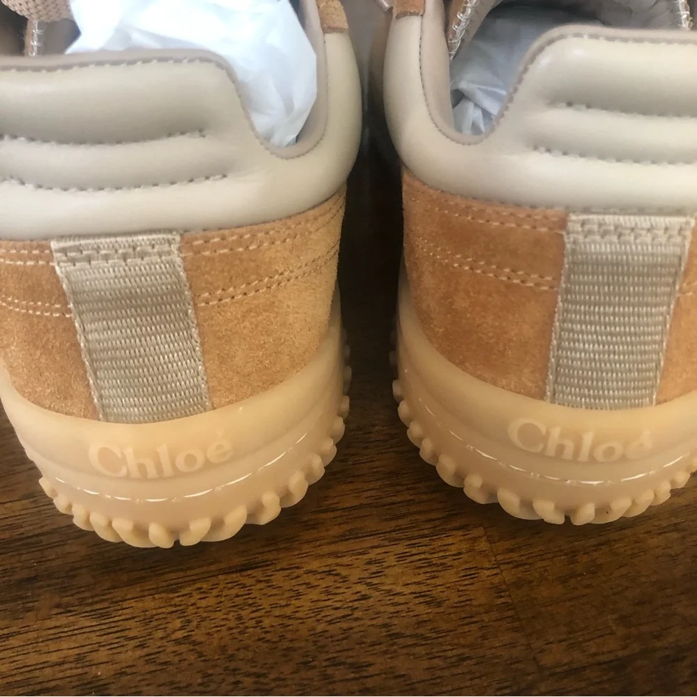 NIB $595 Chloé Franckie Low Top Sneaker (Women) in size 37!